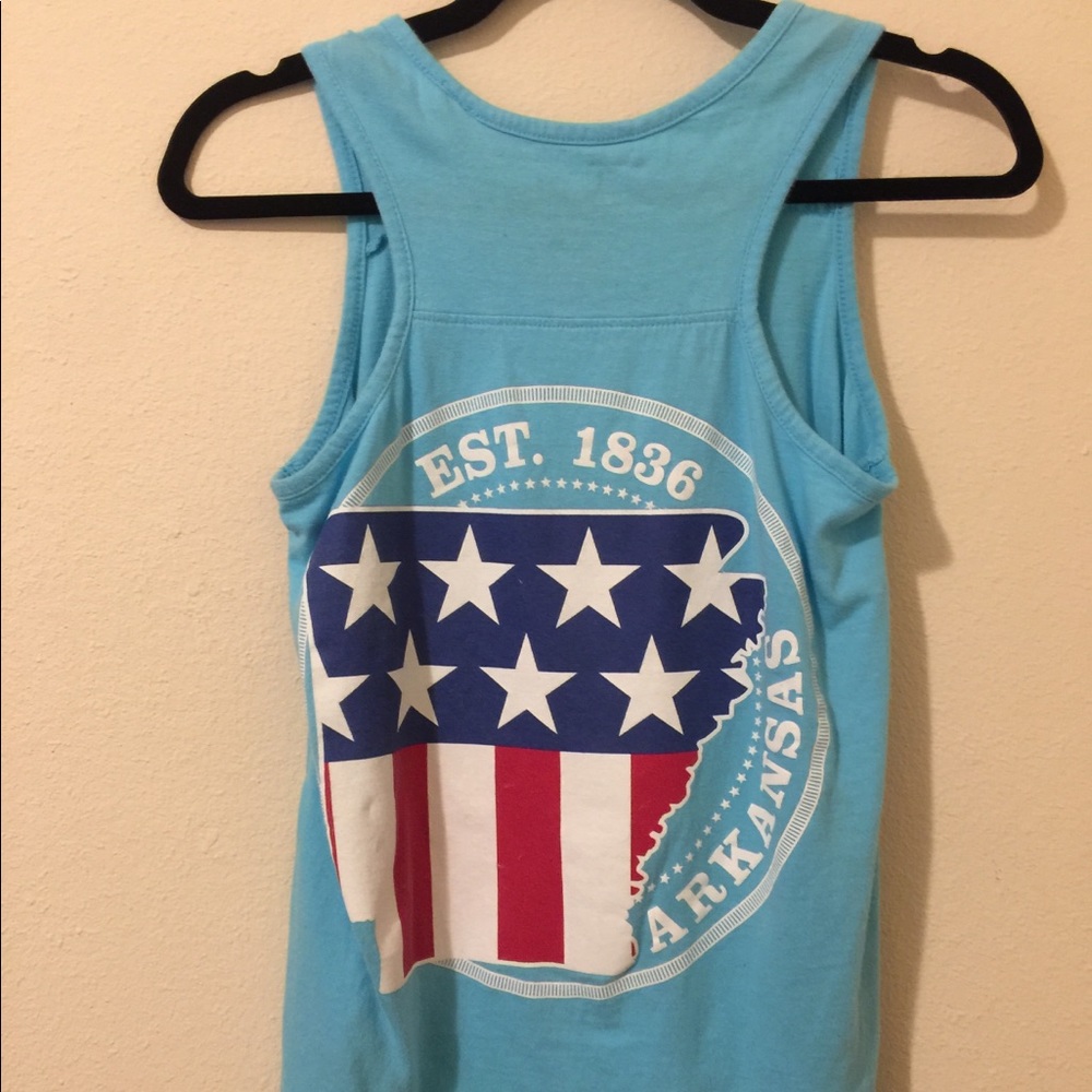 💯 % Cotton Arkansas tank.